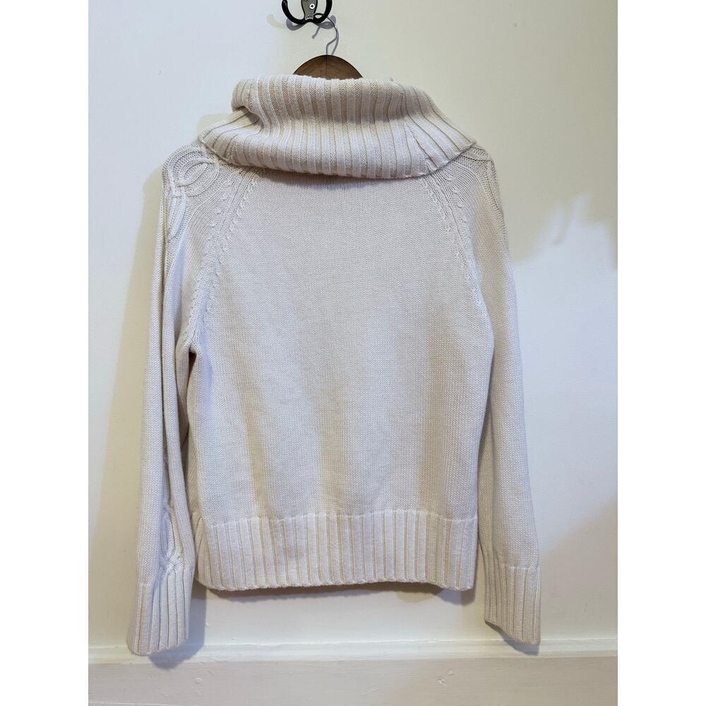 Sonoma Womens White XL Sweater‎ with Cowl Neck